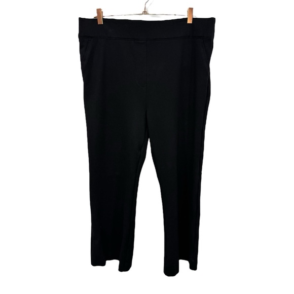 SPANX Pants - SPANX SpanxSmooth PerfectFit Ponte Kick Flare Pant Black Size 2X